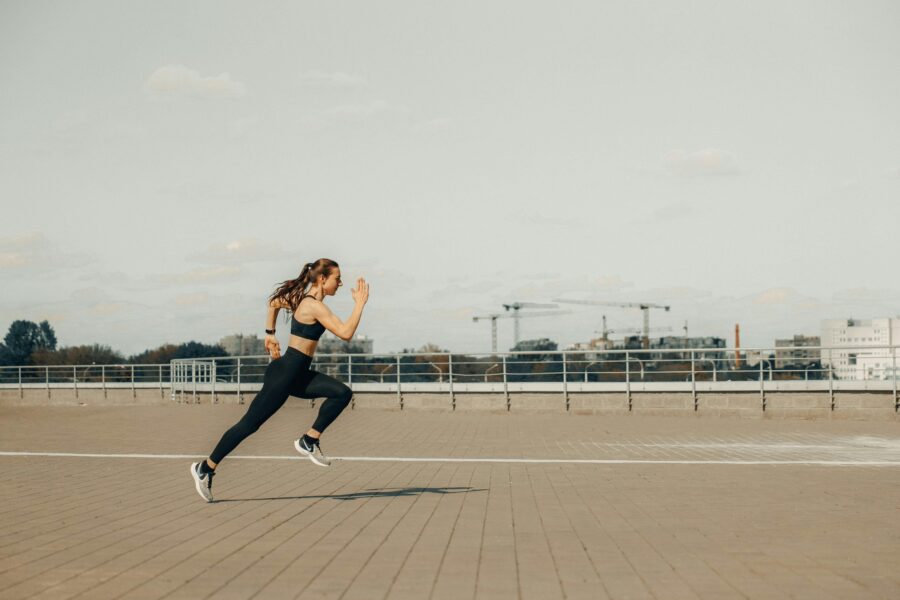 Woman running