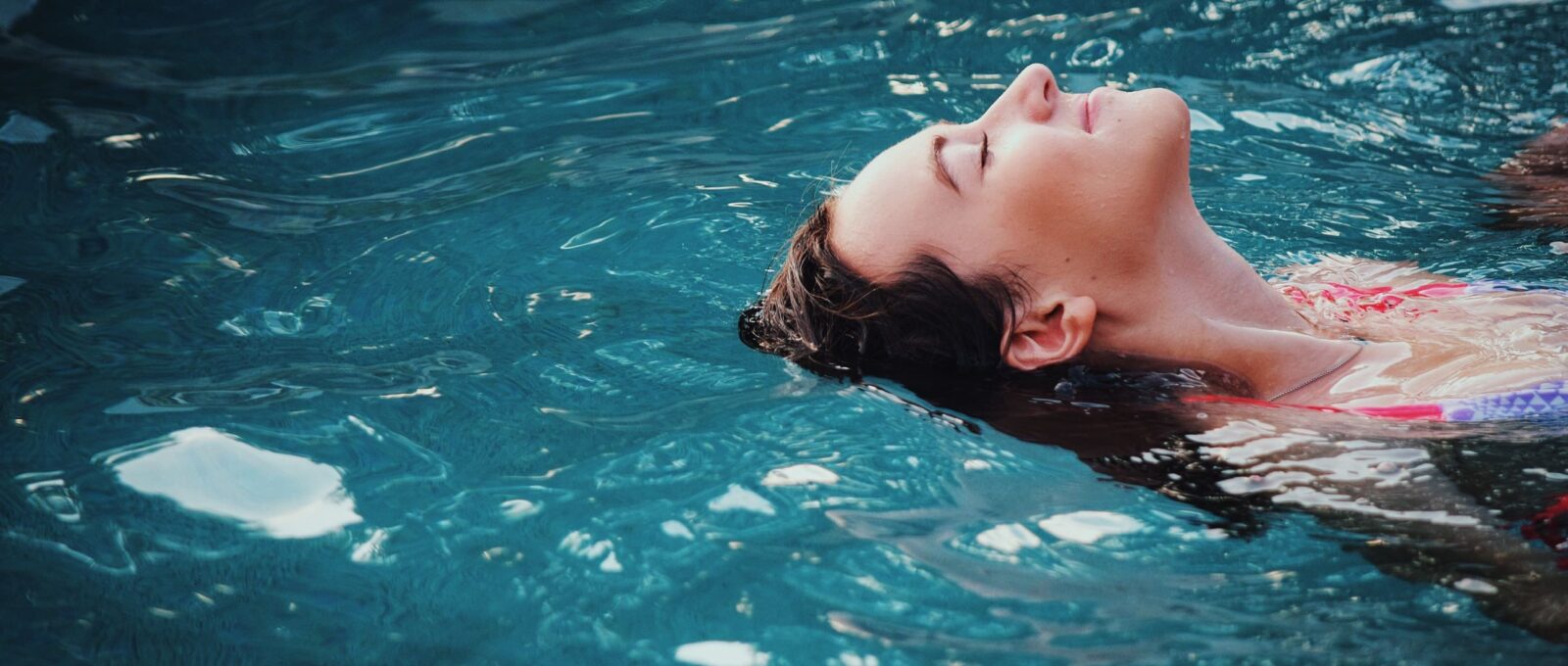 woman swimming