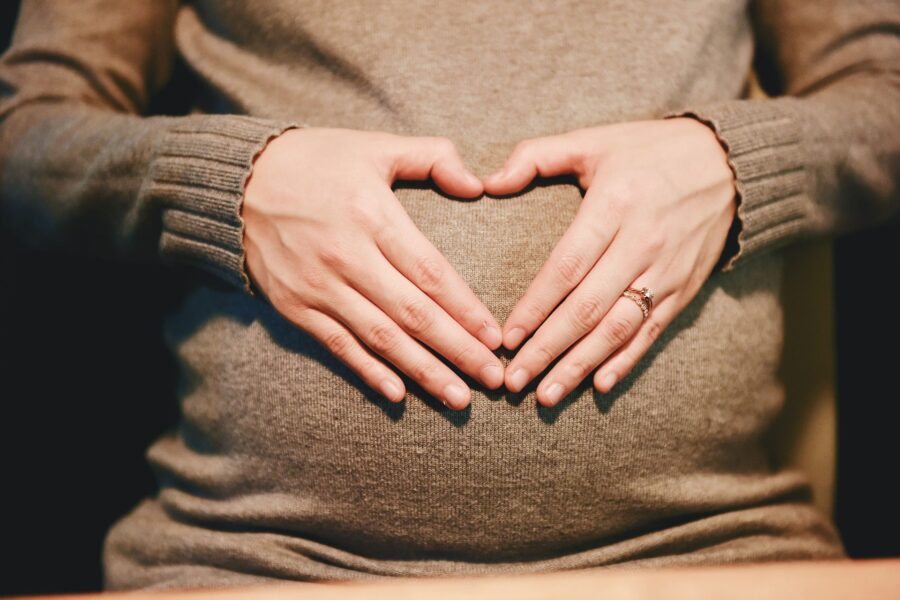 Pregnant women's belly